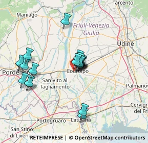 Mappa Via Catocchie, 33033 Codroipo UD, Italia (12.313)