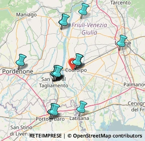 Mappa Via Catocchie, 33033 Codroipo UD, Italia (14.0015)