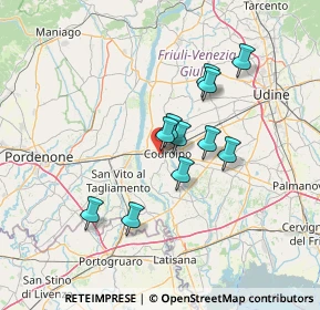 Mappa Via Catocchie, 33033 Codroipo UD, Italia (10.72909)
