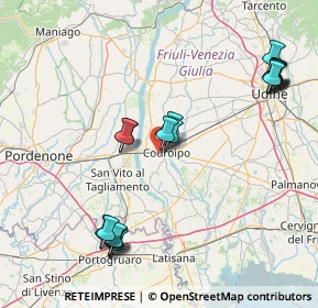 Mappa Via Catocchie, 33033 Codroipo UD, Italia (17.87167)