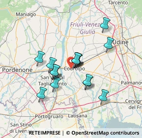 Mappa Via Catocchie, 33033 Codroipo UD, Italia (10.66688)