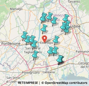Mappa Via Catocchie, 33033 Codroipo UD, Italia (13.4845)
