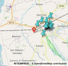 Mappa Via Catocchie, 33033 Codroipo UD, Italia (1.44357)