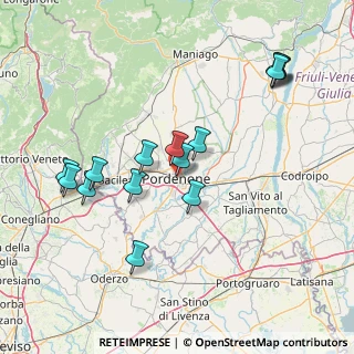 Mappa Via Nicolò Tommaseo, 33170 Pordenone PN, Italia (15.53933)