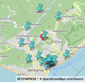 Mappa Via Motte, 28819 Vignone VB, Italia (2.158)