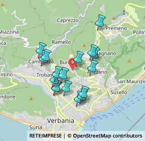 Mappa Via Motte, 28819 Vignone VB, Italia (1.45059)