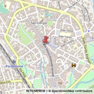 Mappa Corso Vittorio Emanuele II, 6, 33170 Pordenone, Pordenone (Friuli-Venezia Giulia)