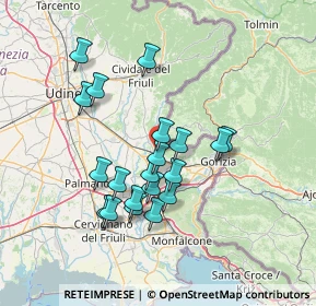 Mappa Via Giacomo Matteotti, 34071 Cormons GO, Italia (12.413)