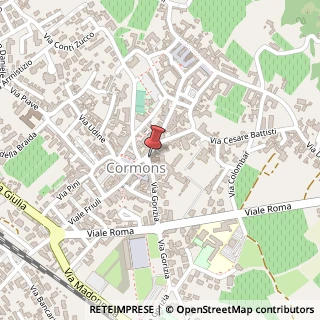 Mappa Via Matteotti, 20, 34071 Cormons, Gorizia (Friuli-Venezia Giulia)