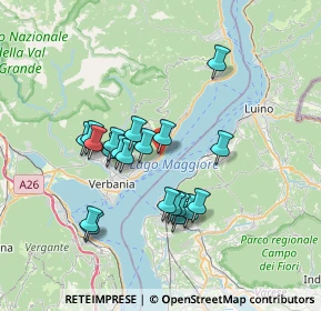 Mappa Corso Belvedere, 28823 Ghiffa VB, Italia (6.207)