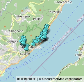 Mappa Corso Belvedere, 28823 Ghiffa VB, Italia (0.8595)