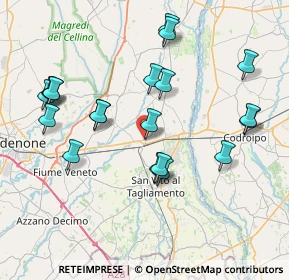 Mappa Via G. V. Menotti, 33072 Casarsa della Delizia PN, Italia (8.0335)