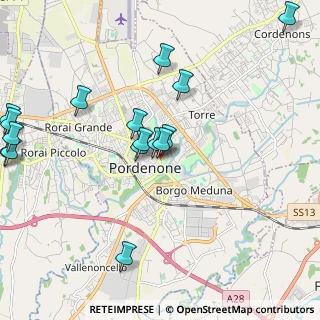 Mappa Piazzetta Aldo Furlan, 33170 Pordenone PN, Italia (2.33688)