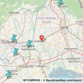 Mappa Via Artegna, 33033 Codroipo UD, Italia (70.852941176471)