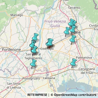 Mappa Via Artegna, 33033 Codroipo UD, Italia (12.762)