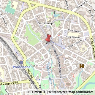 Mappa Via Giuseppe Mazzini, 3, 33170 Pordenone, Pordenone (Friuli-Venezia Giulia)