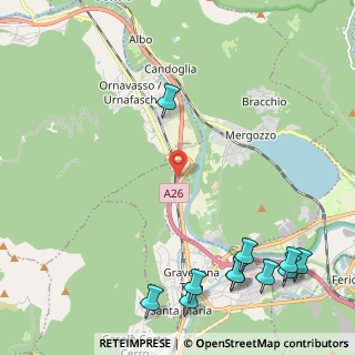 Mappa A26 Genova - Gravellona Toce, 28802 Mergozzo VB, Italia (3.15)