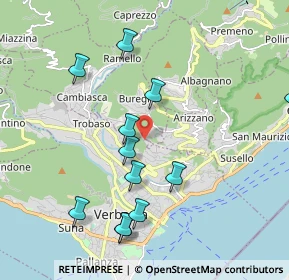 Mappa Via Reginetta Francioli, 28921 Verbania VB, Italia (2.23692)