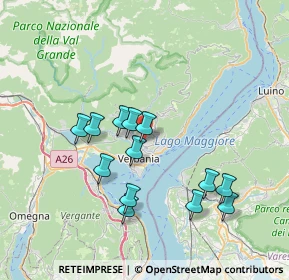 Mappa Via Reginetta Francioli, 28921 Verbania VB, Italia (6.78077)