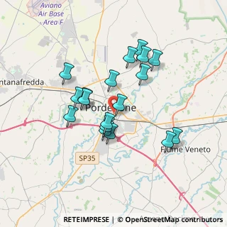 Mappa Via San Giuliano, 33170 Pordenone PN, Italia (3.04333)