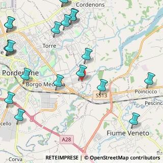 Mappa Via Musil, 33084 Pordenone PN, Italia (3.149)