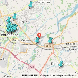 Mappa Via Musil, 33084 Pordenone PN, Italia (3.0875)