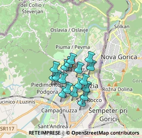 Mappa Via dei Torriani, 34170 Gorizia GO, Italia (1.22167)