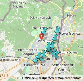 Mappa Via dei Torriani, 34170 Gorizia GO, Italia (1.56538)