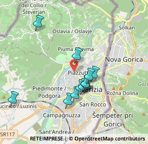 Mappa Via dei Torriani, 34170 Gorizia GO, Italia (1.54583)