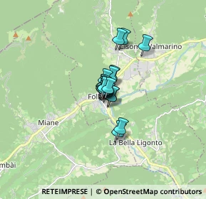 Mappa Via Bernardi Jacopo, 31050 Follina TV, Italia (0.6165)