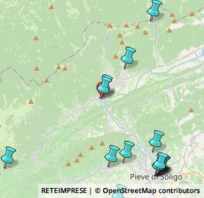 Mappa Via Bernardi Jacopo, 31050 Follina TV, Italia (5.92313)