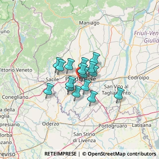 Mappa Via Reghena, 33170 Pordenone PN, Italia (7.94563)