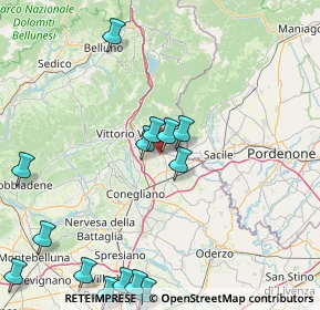 Mappa Via Fratelli Bandiera, 31014 Colle Umberto TV, Italia (20.55571)