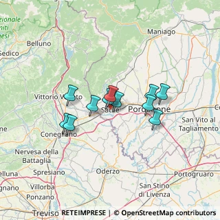 Mappa 33077 Sacile PN, Italia (9.86182)