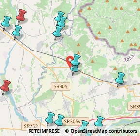 Mappa Via Sesariole, 34071 Cormons GO, Italia (5.824)