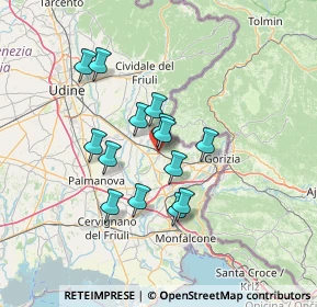 Mappa Via Sesariole, 34071 Cormons GO, Italia (10.78143)