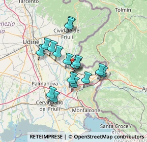 Mappa Via Sesariole, 34071 Cormons GO, Italia (9.94765)