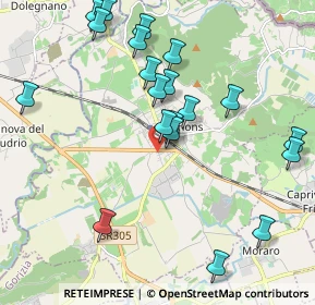 Mappa Via Sesariole, 34071 Cormons GO, Italia (2.159)