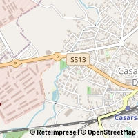 Map Casarsa della Delizia