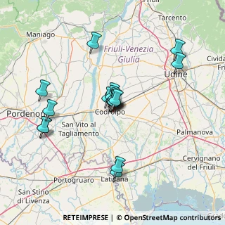 Mappa Via Circonvallazione Est, 33033 Codroipo UD, Italia (11.45889)