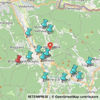 Mappa Via Garzelle, 21010 Montegrino Valtravaglia VA, Italia (2.226)