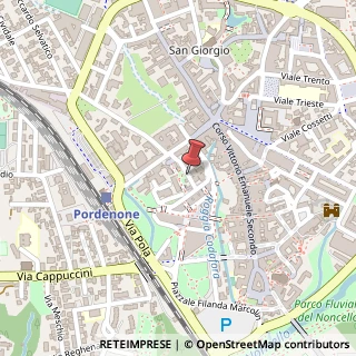Mappa Via borgo s. antonio 1, 33170 Pordenone, Pordenone (Friuli-Venezia Giulia)