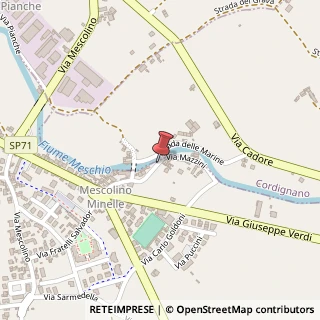 Mappa Via giuseppe mazzini, 31014 Colle Umberto, Treviso (Veneto)