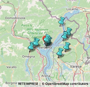 Mappa Via per Vigone, 28819 Verbania VB, Italia (9.3775)