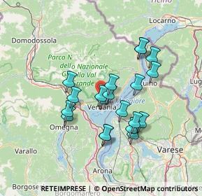 Mappa Via per Vigone, 28819 Verbania VB, Italia (11.771)