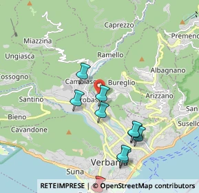 Mappa Via per Vigone, 28819 Verbania VB, Italia (2.44833)