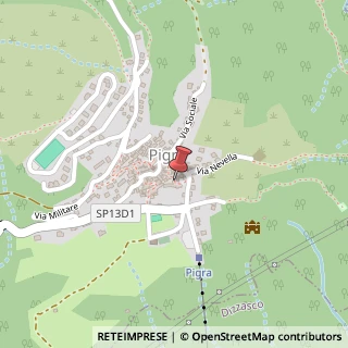 Mappa Via Belvedere, Snc, 22020 Pigra, Como (Lombardia)
