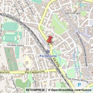 Mappa Via Oberdan, 82, 33170 Pordenone, Pordenone (Friuli-Venezia Giulia)