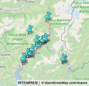 Mappa Piazza degli Alpini, 25043 Breno BS, Italia (12.44467)