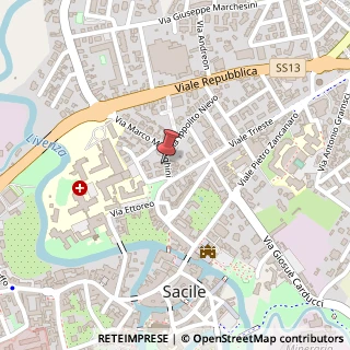 Mappa Via Meneghini, 3, 33077 Sacile, Pordenone (Friuli-Venezia Giulia)